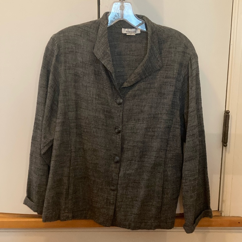 Sangam button down top